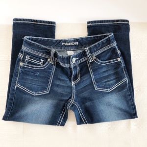 Maurices Sz 5/6 Dark Wash Denim Capris